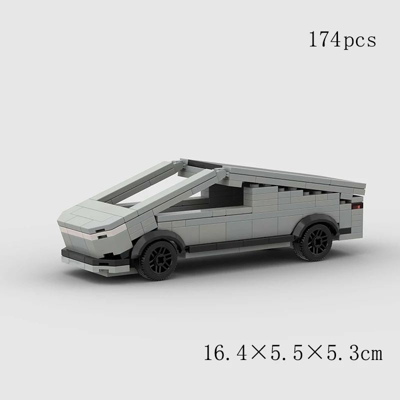 MOC Speed Sports Super Carro de Corrida Blocos de Montar DIY Tijolos Cidade Rally Técnico Grande Veículo de Corrida Presente de Natal Brinquedo