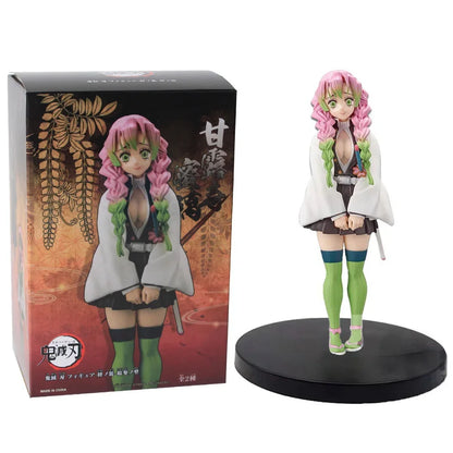 Anime Demon Slayer Kimetsu no Yaiba figura Kamado Tanjirou Boneco de Ação Agatsuma Zenitsu Nezuko Guerreiro PVC Modelo Brinquedos