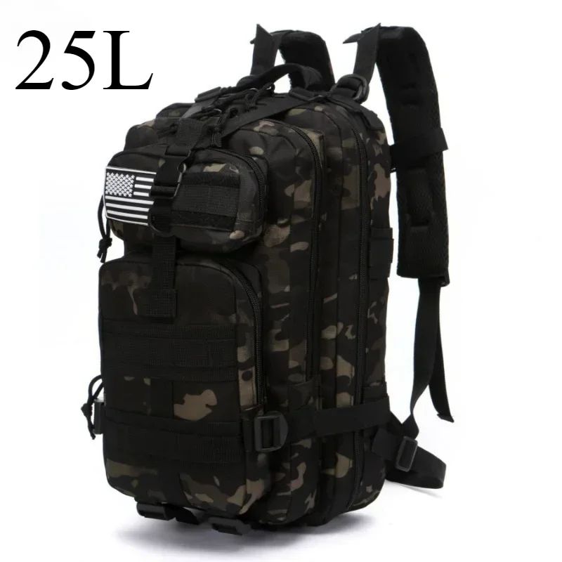 25L/50L Tactical Backpack Molle Bag Outdoor Bags Backpack for Hiking Camping Trekking Hunting Fishing GYM Bags Backpacks