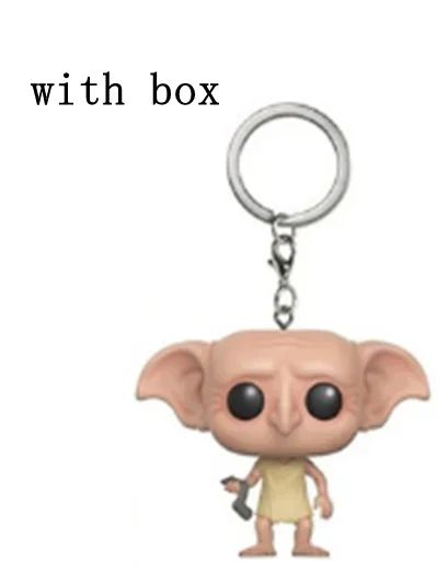 2025 Novo Chaveiro FUNKO Harry com Caixa Ginny Ron Fawkes Hedwig Hermione Pocket Boneco de Ação de Vinil Brinquedos Presentes Decoração