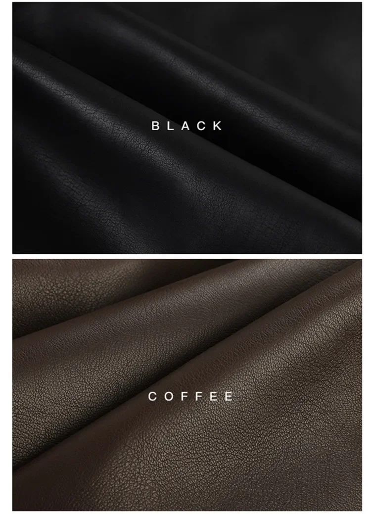 2025Brown /black soft PU leather  women jacket motorcycle long sleeve single breasted casual coat top for autumn high Streetwear