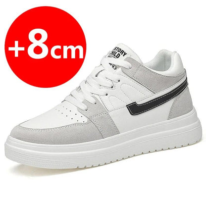 2025 Men Elevator Shoes heightening sneakers for men 6cm 8cm breathable height increased shoes for man sports shoes