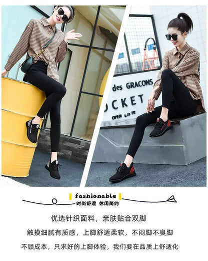 Women's Vulcanize Shoes 2025 Lightweight Sneakers Breathable Walking Sneakers Shoes Women for Gym Travel Working Sports Trainers