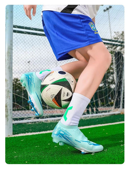 New Men Society Soccer Shoes Cleats Studded Indoor Football Field Boots Professional Training Football Shoes High Quality Match