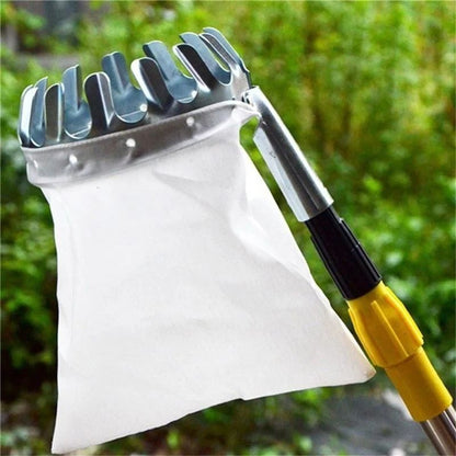 Farm Fruit Picker Garden Orchard Peach Apple Tall Tree Picker Metal Picker Collection Bag Autumn Harvest Convenience Tool