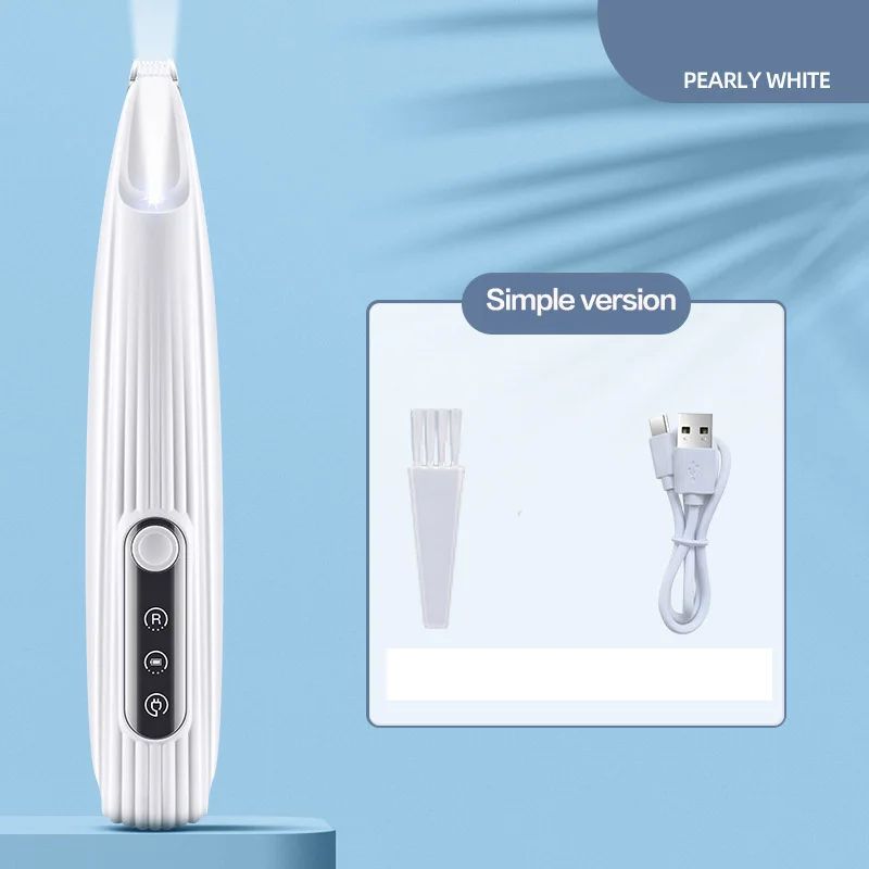 New Dog Paw Trimmer with LED Light Fully Waterproof Pet Hair Trimmer with LED Display Dog Clippers for Grooming 18mm Widen Blade