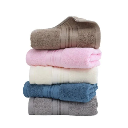 Luxury 100% Bamboo Bathroom Towels 34x74cm Hand Face Bath Towels Washcloths Hotel Home Daily Use Christmas Personalized Gift