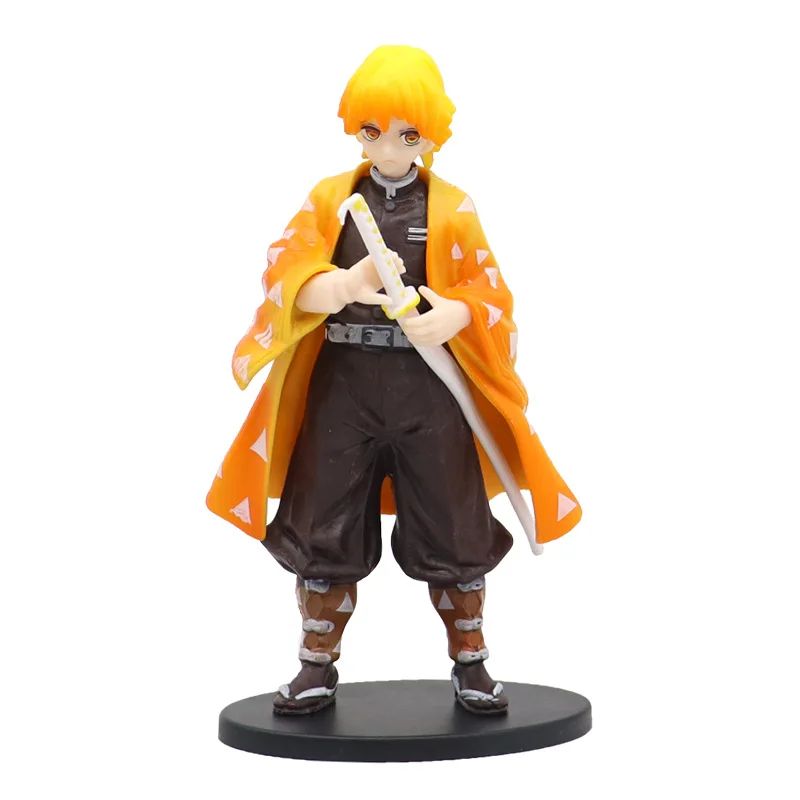 Boneco de 15cm Anime Demon Slayer Nezuko Tanjirou Zenitsu Inosuke Kyoujurou Shinobu Giyuu Qposket, Brinquedo Infantil, Presente de Natal