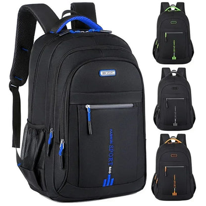 Mochilas Masculinas Oxford À Prova D'Água Mochila Para Notebook Bolsa Executiva Casual Viagem Mochila Escolar Para Ensino Médio