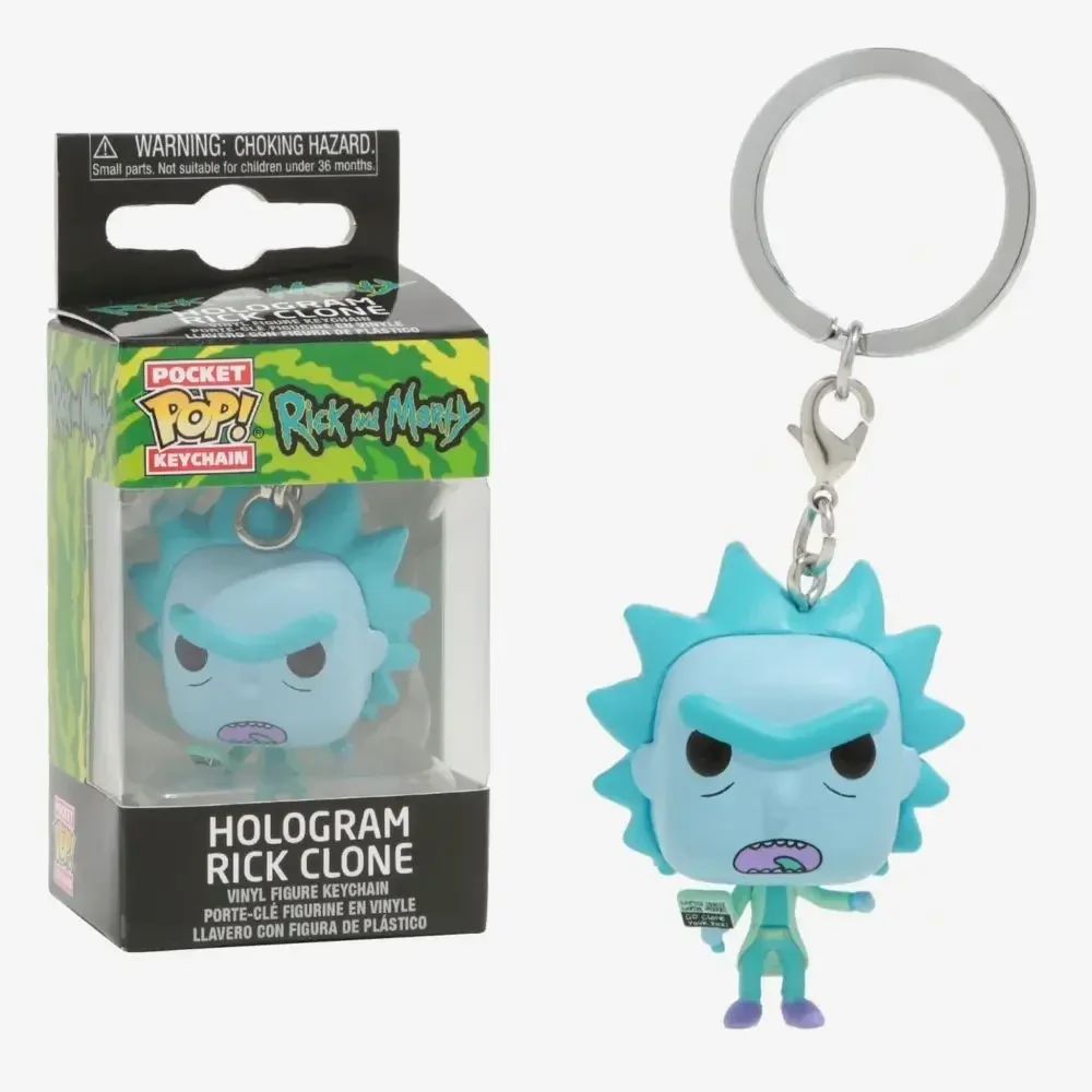 Funko Pop NEW Rick and Morty TINKLES MR. POOPY Keychains Vinyl Figure Keychain Krombopulos Pickle Rick Pocket Pop Keychain Toy