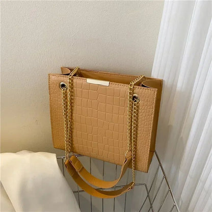 2025 Fashion Luxury Female Crossbody Bags for Women Designer Shoulder Bag Chain Solid Color Messenger Bag Handbags