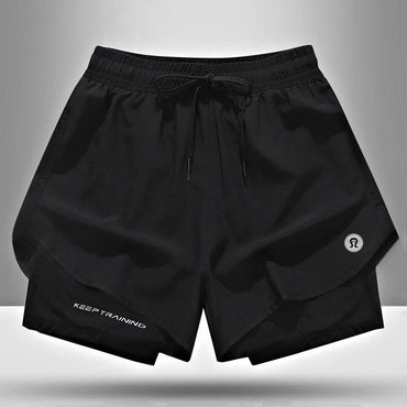 Quick-drying Thin Yoga Fitness Training Three-point Pants Summer Sports Shorts Men's and Women's Quick-drying Ice Silk