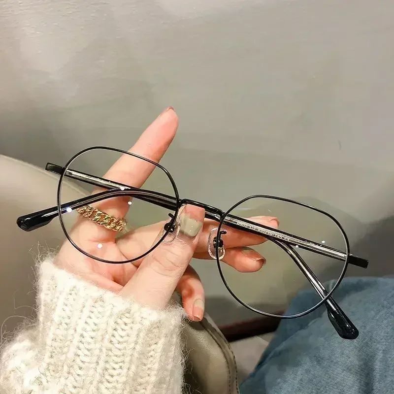 Luxury Myopia Glasses Classic Vintage Anti-blue Light Eyeglasses Women Men Minus Diopter Eyewear Prescription with 0 -0.5To -6.0