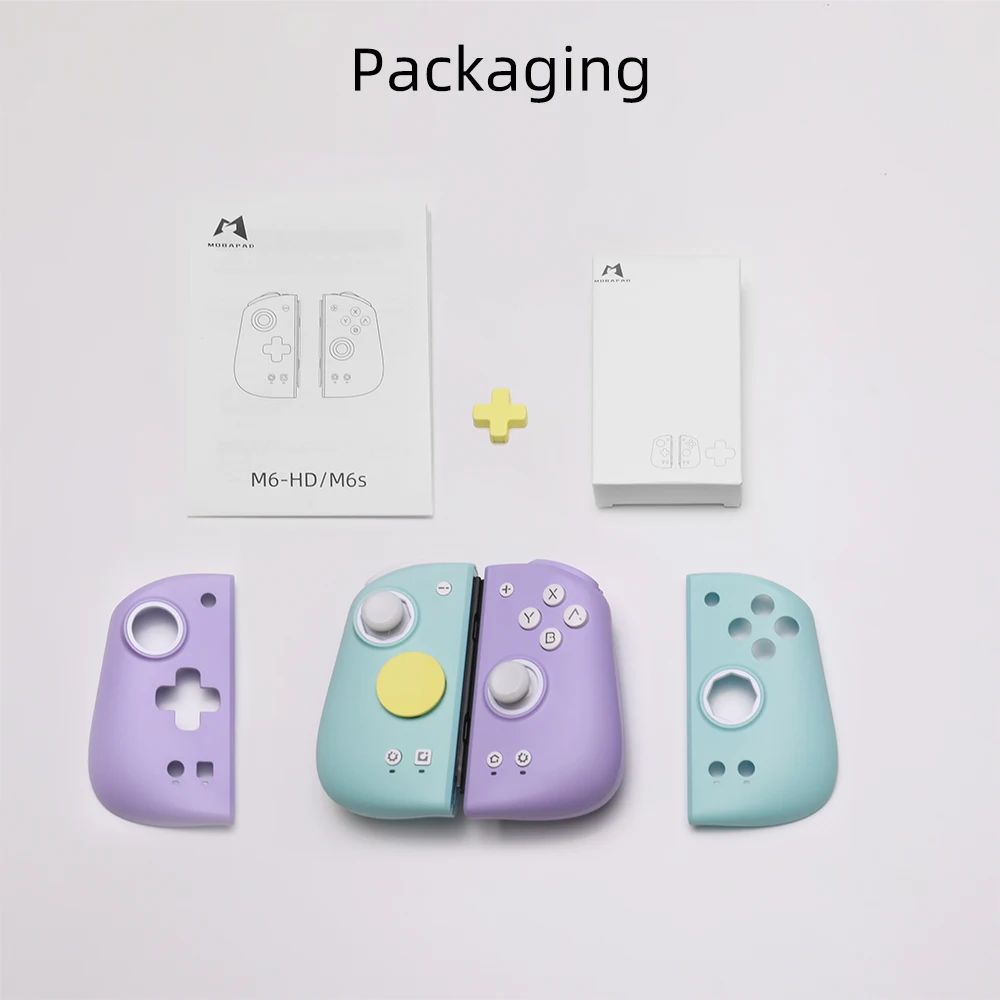 MOBAPAD M6 Gemini Bluetooth Wireless Gaming Controller with Sensing Joystick Gamepad for Nintendo Switch / Switch OLED