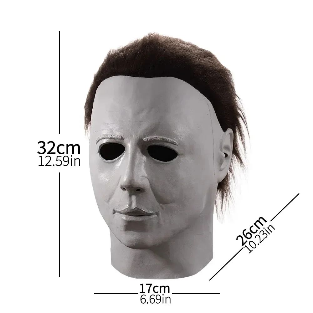 Halloween Cosplay Michael Myers Mask 1978 Latex Mask Realistic Horror Mask Scary Cosplay Mask Carnival Masquerade Party Props
