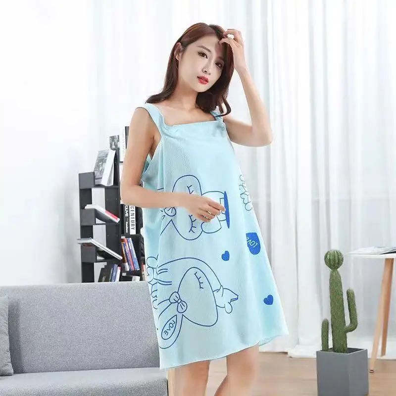 Wonderlife Women Quick Dry Magic Bathing Towel Spa Bathrobes Wash Clothing Sexy Wearable Microfiber Beach Towels Bathrooms Towel