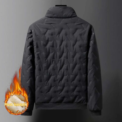 Winter Thickened Fleece Jackets for Men Windproof Snow Coats Men's Outerwear Cropped Woolen Parka Coat Autumn Warm Bomber Jacket