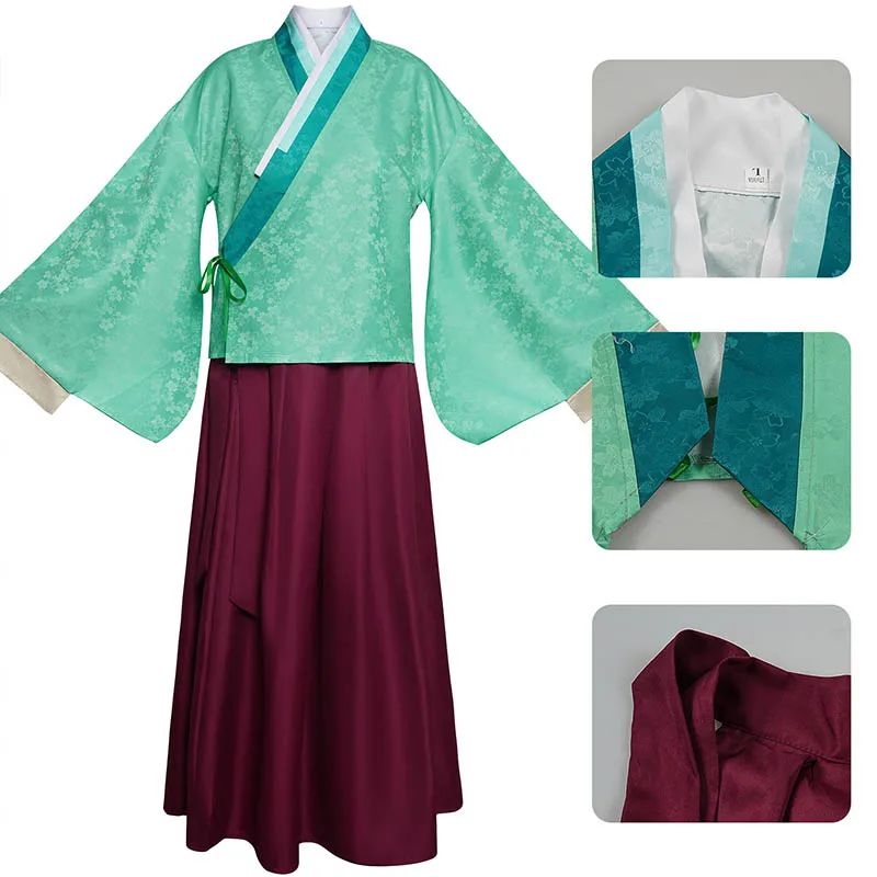 Maomao Cosplay Costume Anime Apothecary Diaries Outfits Mao Mao Kimono Halloween Carnival Party For Women