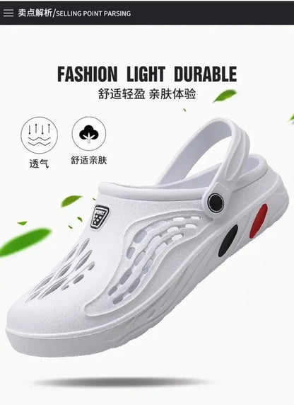 Outdoor Sandals for Men and Women Summer Clogs EVA Slippers Plus Size 47 48 49  Men Garden Shoes Beach Sandals Breathable Clogs