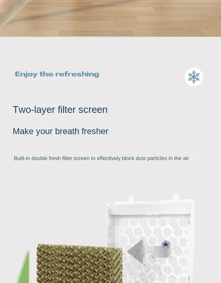 Ar-Condicionado Portátil 220V - Haier Ventilador de Resfriamento Único Resfriado a Água BAW
