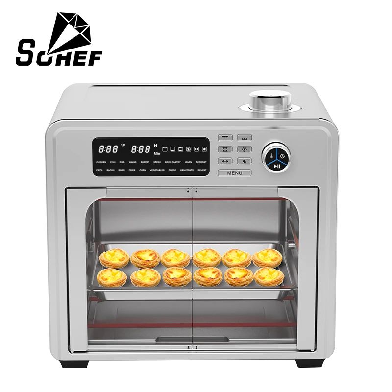 Kitchen Appliance Electric Air Oven Multi-function All In One Toaster Oven Double Doors Air Fryer Oven