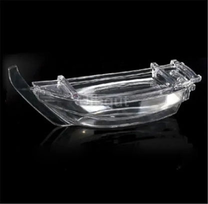 Black red sushi sashimi boat ice food seafood plate salmon sashimi tray Creative Japanese food container sushi barrel decor boat