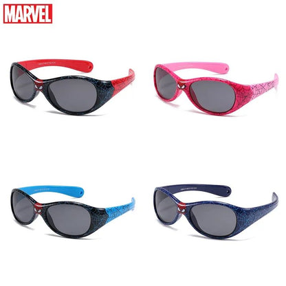 Marvel Spiderman Sunglasses Avengers Figure Cartoon Fashion Sunglasses Kids Cute Goggle Plastic Toys Boys Girls Birthday Gifts