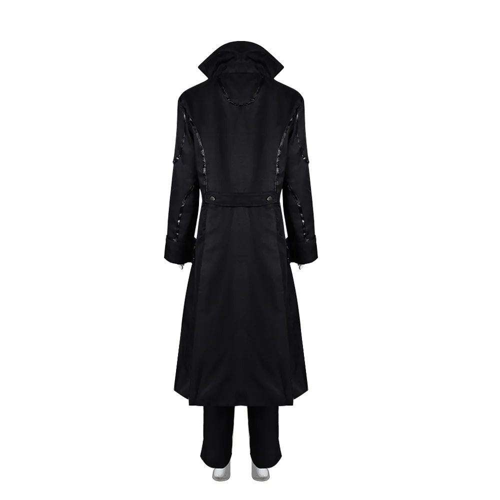 Anime Persona 5 Joker Cosplay Costume Game P5 Rain Palace Lotus Cosplay Full Set of Clothing Glove Mask Black Overcoat Uniform