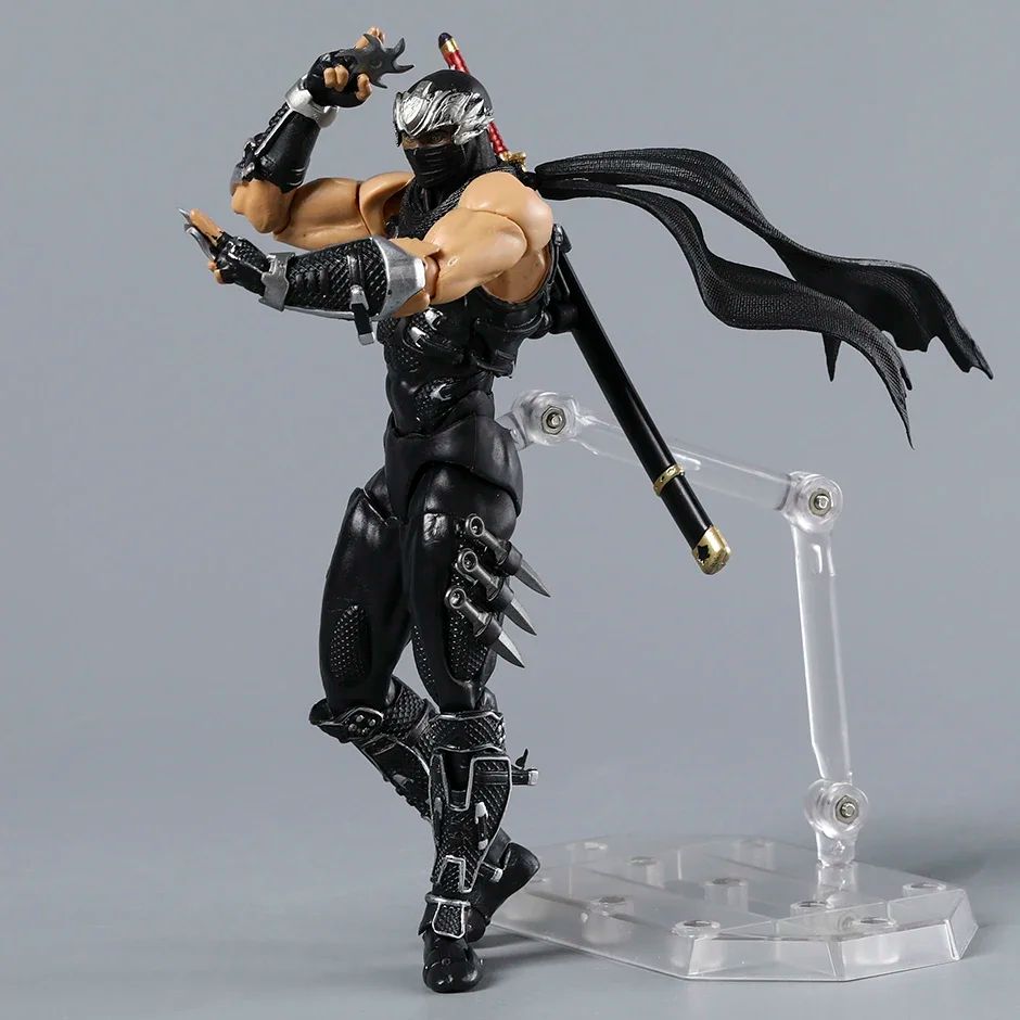 Revoltech Ryu Hayabusa Boneco de Ação PVC Modelo Ornamento Brinquedo Coleção Presente