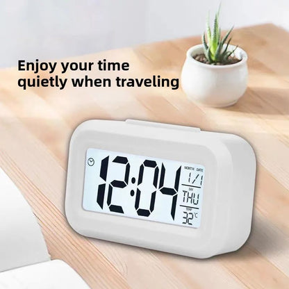 Bedside Table Alarm Clock Date Temperature Function Children's Bedroom Clock Home Offices Desktop Clock Desk Decor Digital Child