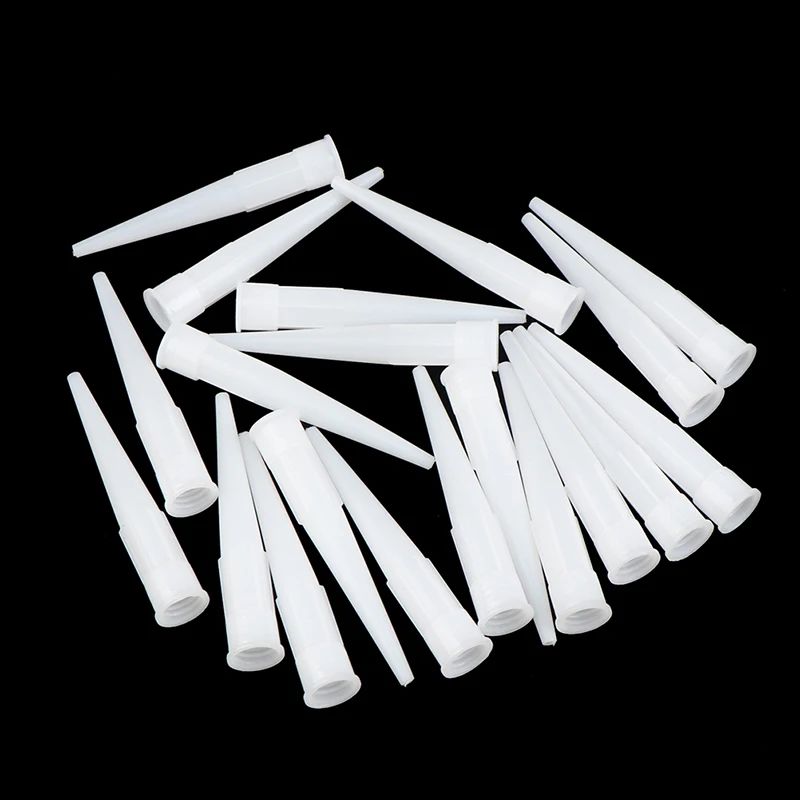 20 Peças Bicos Universais para Pistola de Calafetar Bicos de Plástico para Cola de Vidro Pontas de Calafetagem de Silicone para Vedante Boca Ferramentas de Construção Doméstica