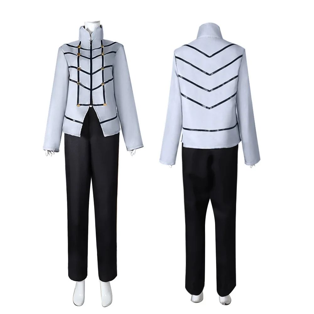 Anime Persona 5 Joker Cosplay Costume Game P5 Rain Palace Lotus Cosplay Full Set of Clothing Glove Mask Black Overcoat Uniform