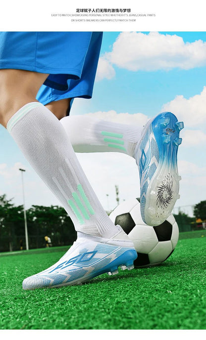 Men Football Boots Professional Society Cleats Original TF/FG Top Quality Indoor Soccer Shoes Booties Comfortable Sneaker Tenis