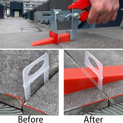 Conjunto Profissional de Niveladores de Cerâmica de Parede e Chão, Clips, Cunha, Alicate e Espaçadores para Assentamento de Azulejos e Ferramentas de Construção