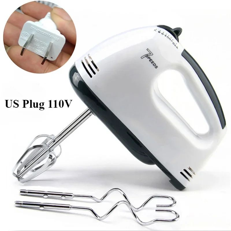 Handheld 7 Speed Automatic Electric Mixer Multi Functional for Food Egg Cream Cake Dough Mixing Baking Kitchen Home Use