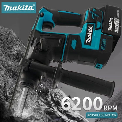 Martelo Elétrico Makita Original HR140D Brushless 18V Bateria de Lítio Martelo Sem Fio Furadeiras Sem Fio Ferramentas Elétricas Makita 18v