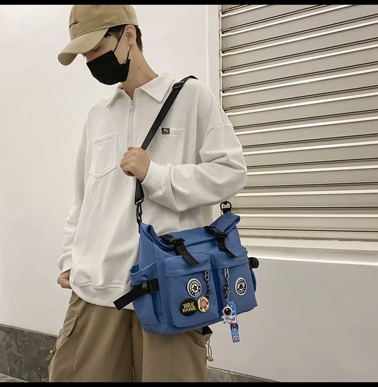 Japanese Harajuku School Bags for Teenage Girls Casual Fashion Crossbody Bag New Trendy Shoulder Bag Student Backpack Hand Bags