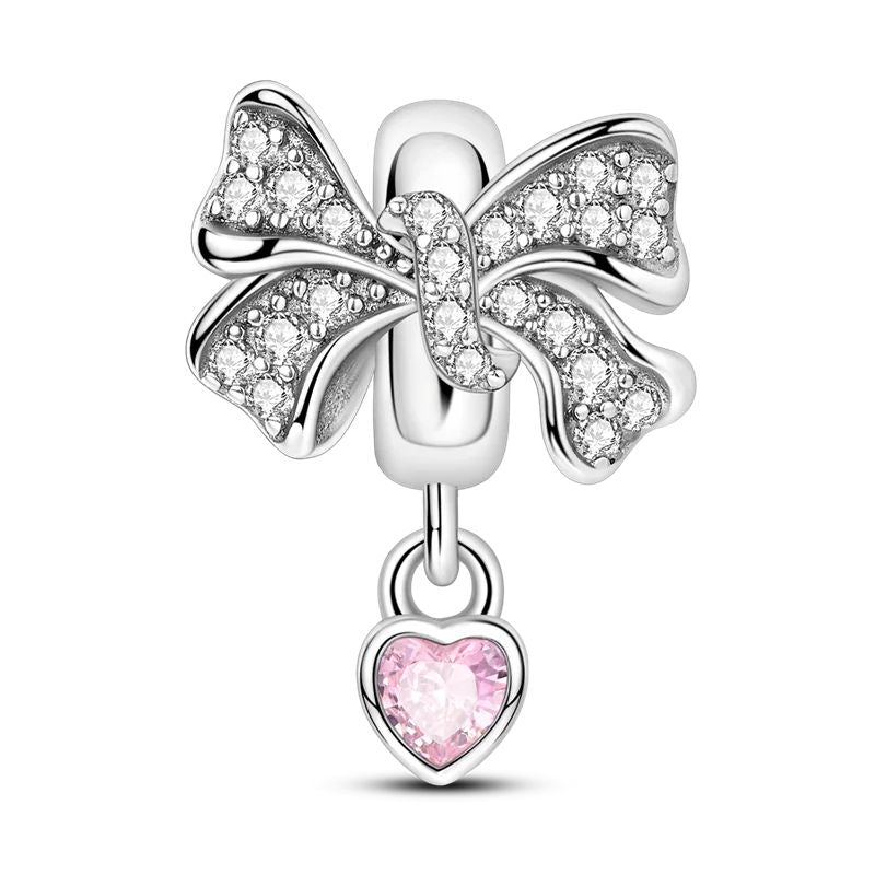 Pingente Charm Libélula Tema Primavera Prata Esterlina 925 Borboleta Flor Pendente Compatível com Bracelete Colar Joias DIY
