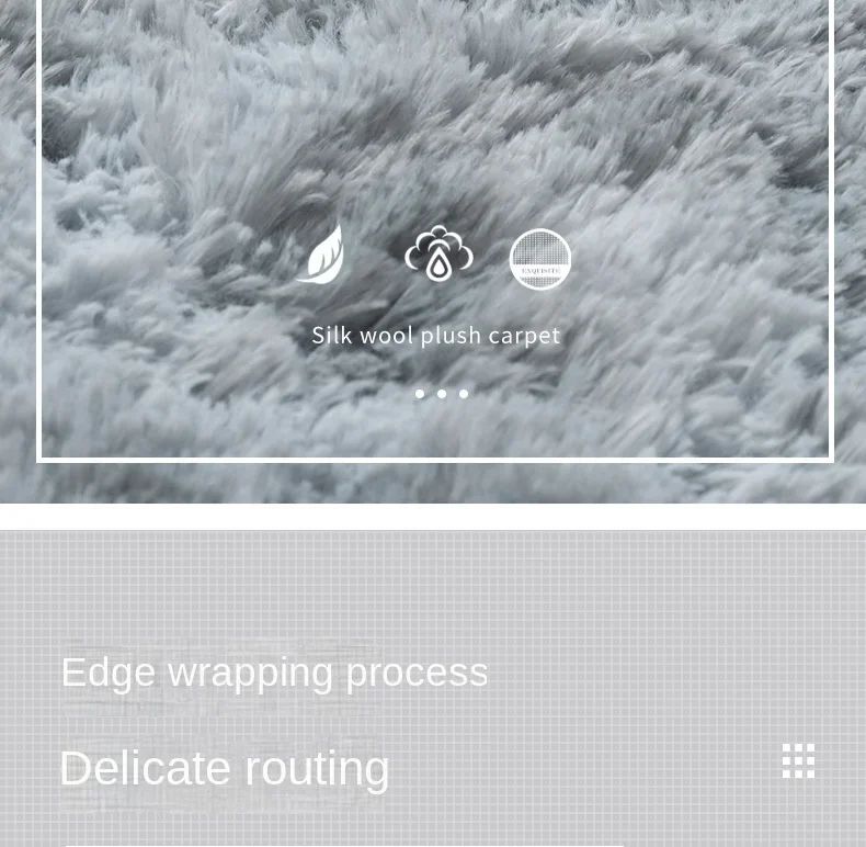 Super Soft Plush Round Rug Mat Fluffy White Carpets For Living Room Home Decor Bedroom Kid Room Decoration Salon Thick Pile Rug