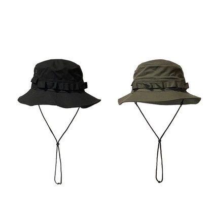 Summer Men Bucket Hat Outdoor UV Protection Wide Brim Panama Safari Hunting Hiking Hat Mesh Fisherman Hat Beach Sunscreen Cap