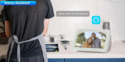 9MP Three Lens Dual Screen PTZ ICsee Alexa NVR Security CCTV WiFi Camera Outdoor8X Zoom Security Camera 4K Video Surveillance