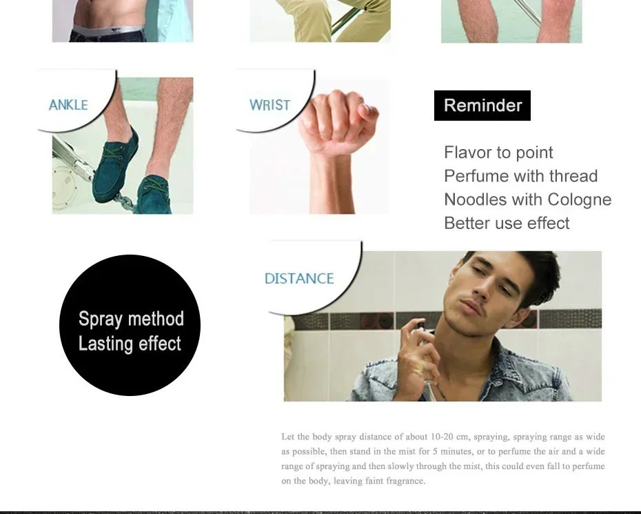 Hot Sale Perfume For Men Self Confidence Cologne Perfume Atomizer Fresh Temptation Gentleman Parfum Male Fragrance Cologne