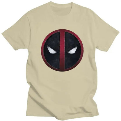 Mens Deadpool T Shirts Short Sleeve Cotton Tshirts Stylish Leisure Marvel Tee Plus Size Apparel Marvel Top Graphic T-shirt Print