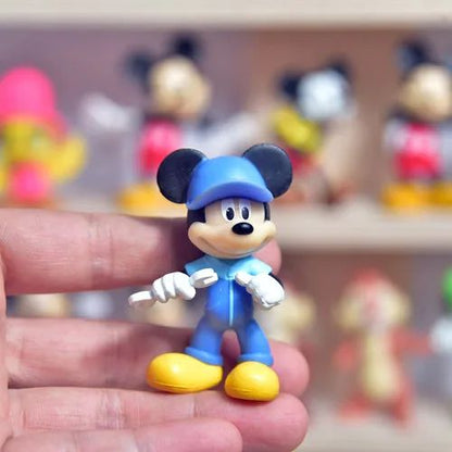 Disney Steamboat Willie Mickey Mouse Anime Figure Model Toys Cake Desktop Decoration Collectible Dolls Toys Gifts for Children