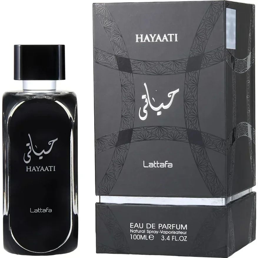 Lattafa Hayaati Men's and Women's Perfume 100ml, Woody Scent, Long-lasting Amber and Citrus Fragrance Guaranteed Gift
