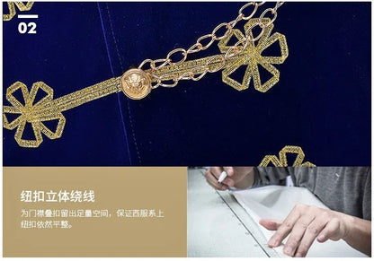 Men Stage Couple Costumes Photo Military Dress Suit Navy Men's and Women's Military Band Uniform Sailor Suit Spring and Autumn