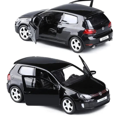 1/36 VW Golf 6 Miniaturas Carro Volkswagen em Escala Golf Gti Miniatura de Liga Brinquedo de Fricção Modelos de Veículos para Presentes Infantis