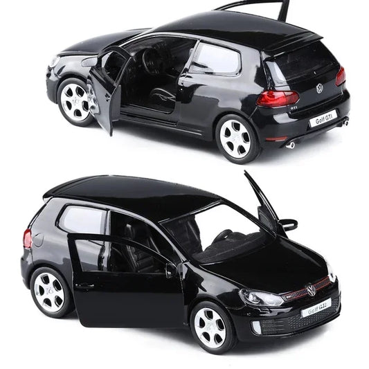 1/36 VW Golf 6 Miniaturas Carro Volkswagen em Escala Golf Gti Miniatura de Liga Brinquedo de Fricção Modelos de Veículos para Presentes Infantis