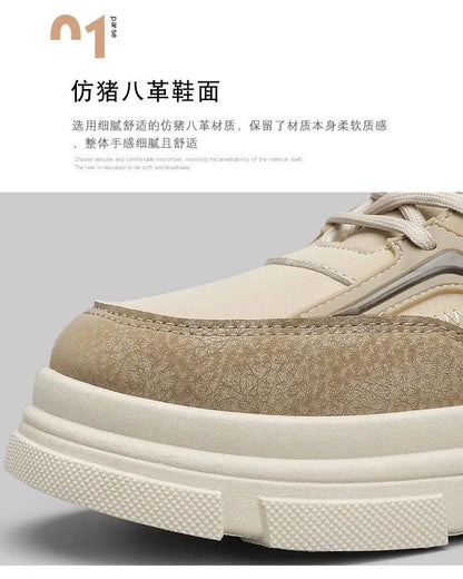 Winter Men's Boots Warm Plush Snow Boots Warm Comfortable Anti Slip Outdoor Short Boots Lace Up Non-slip Men Shoes Zapatos