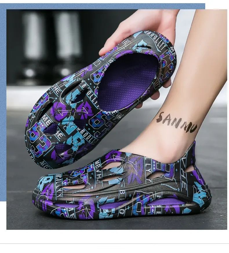 Clogs Men Waterproof Non-Slip Home Winter Warm Men Slippers Non-slips Ladies Soft Slippers Memory Foam Couples Shoes